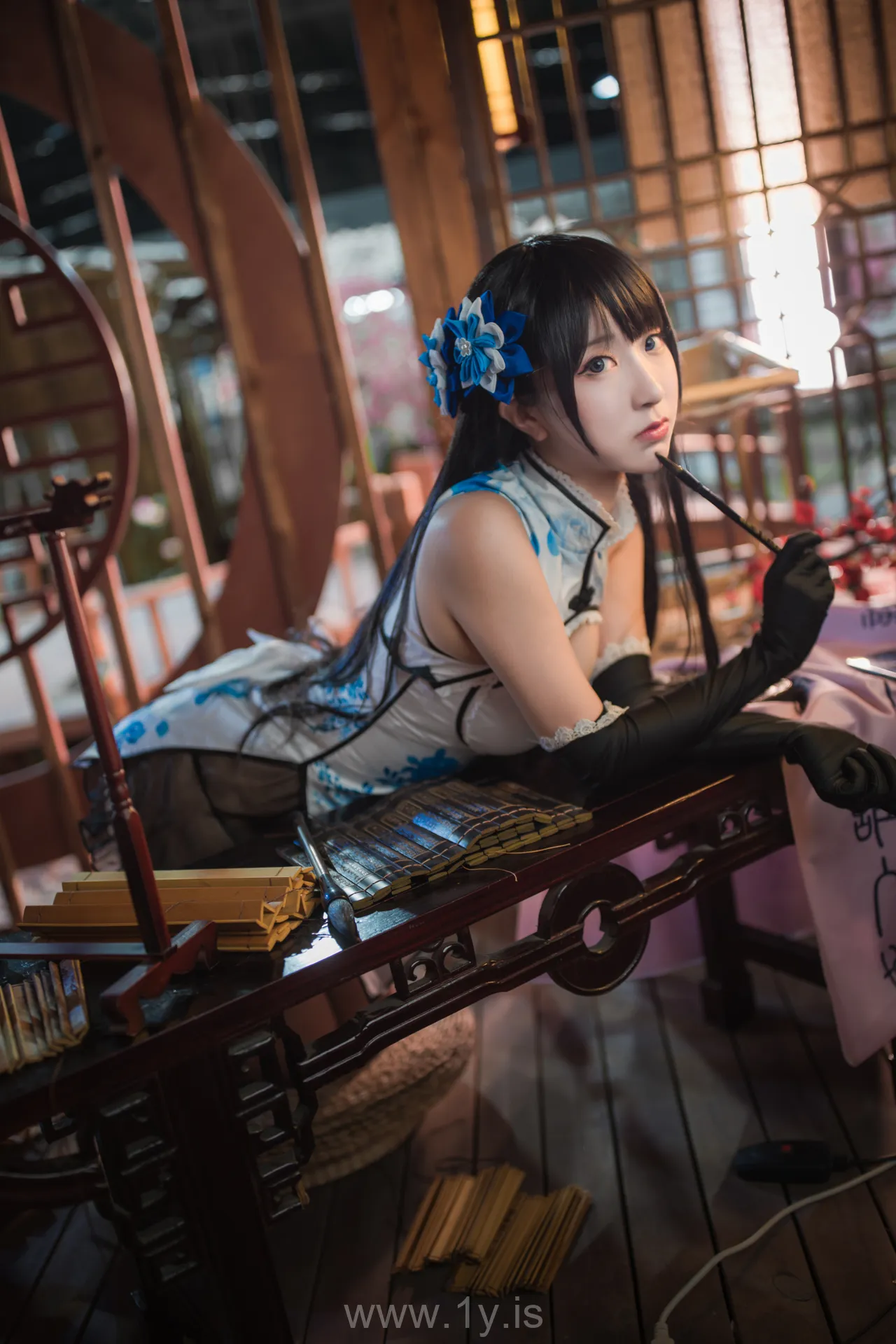 Coser@黑川 NO.020 Slender & Trendy Asian Homebody Girl 瓶儿